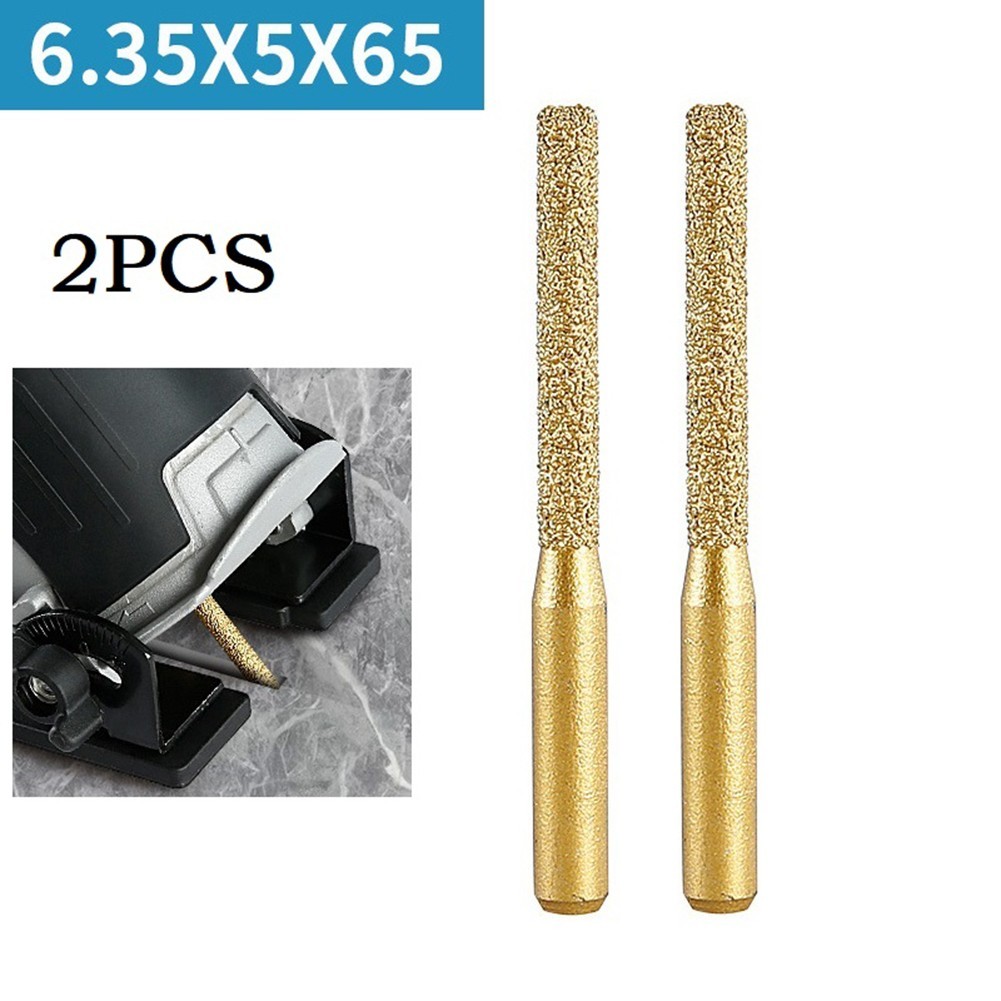 Router Bits Bits Milling Cutter Straight Shank 2Pcs/Set 6.35 X 5 X 65mm