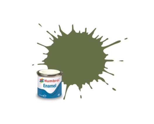 Humbrol 14ml Grass Green Matt Enamel Paint HU080
