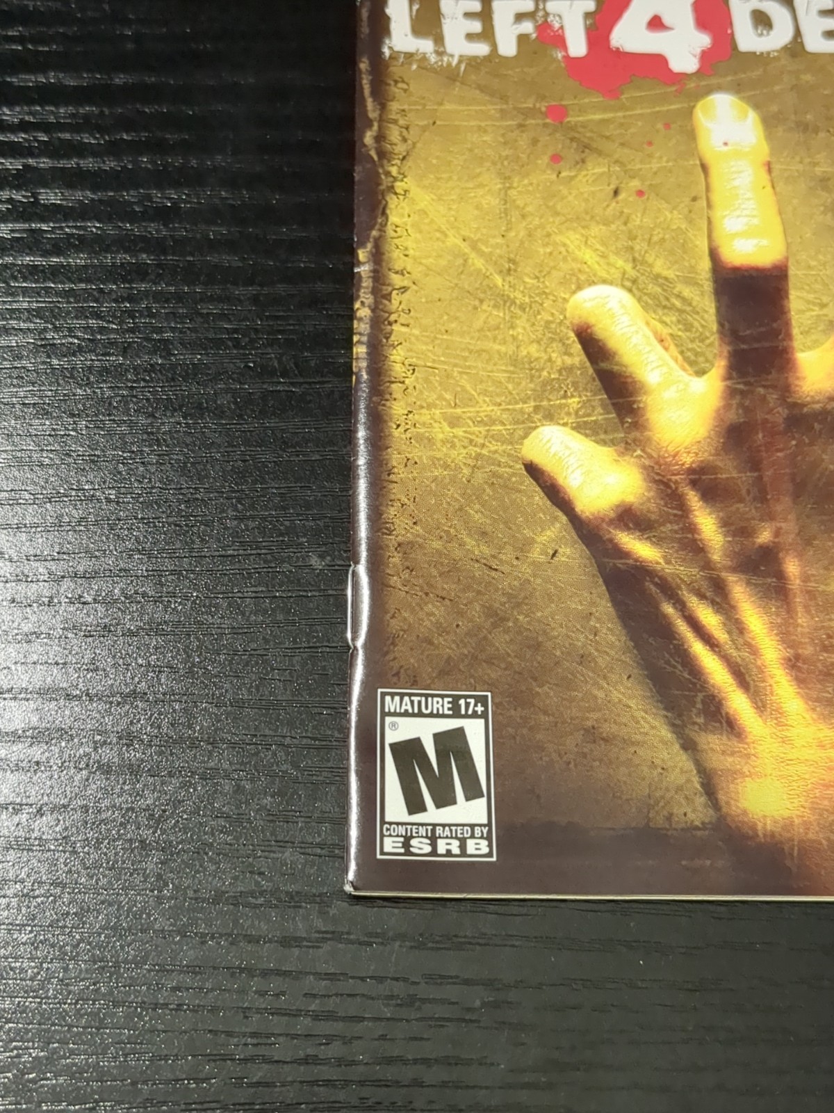 Left 4 Dead 2 360 Original Booklet Manual ONLY Guide Instruction Authentic OEM