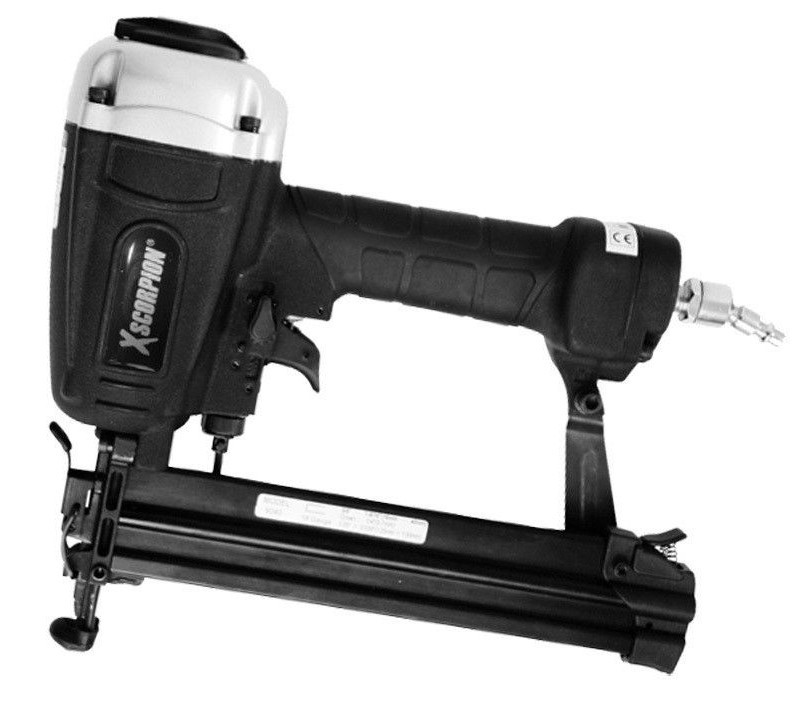 1/4" Pneumatic Lightweight Air Narrow Crown Stapler 18 Gauge 1/2" to 1-5/8" USA