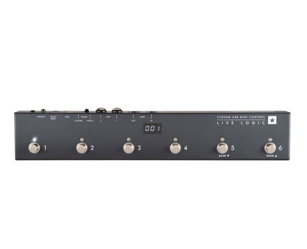 Blackstar LIVLOGICMIDI Live Logic 6 Button Midi Footcontroller