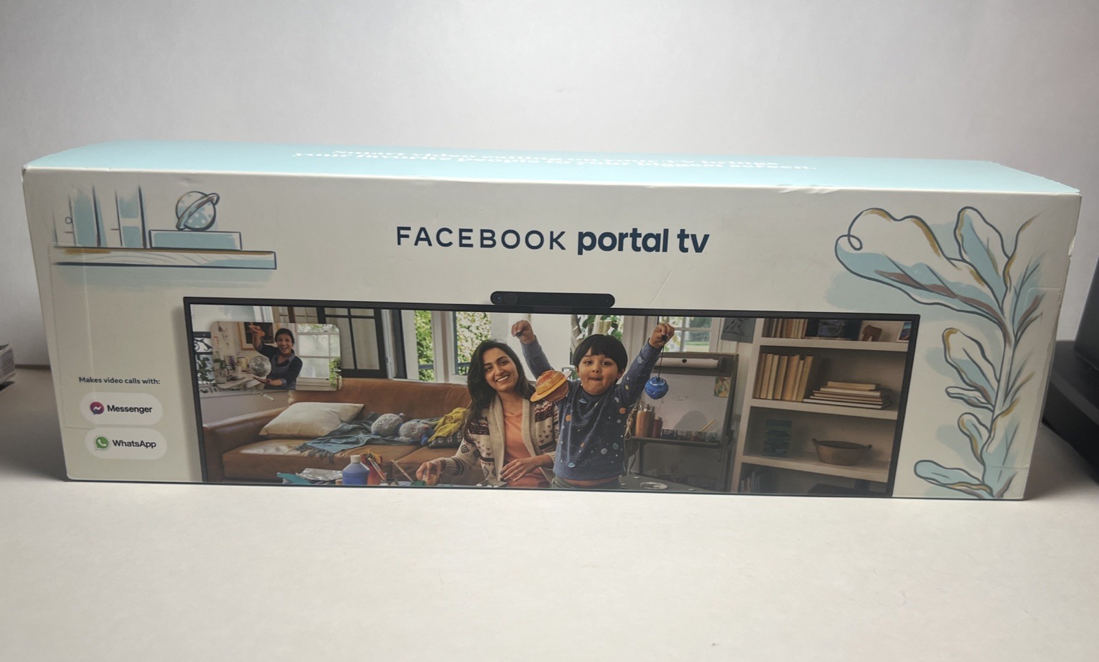 NEW! Facebook Portal TV Smart Video Calling Streamer Wi-Fi HDMI Black LW94NS