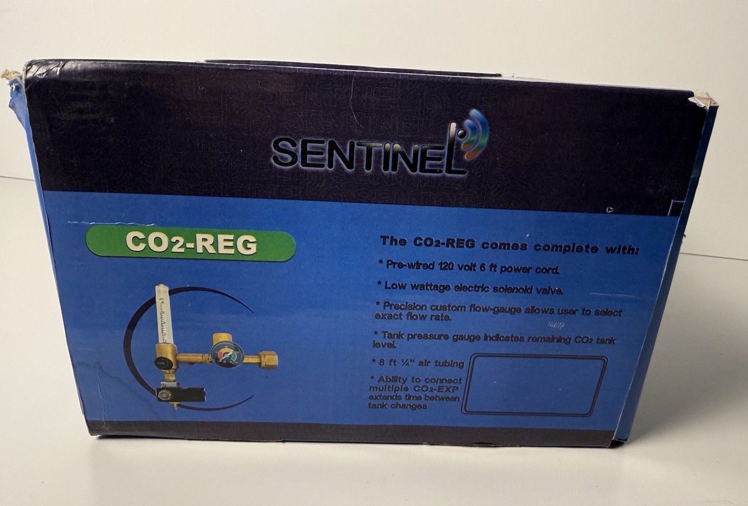 Sentinel CO2-REG Regulator System Original Box Used Tested Working