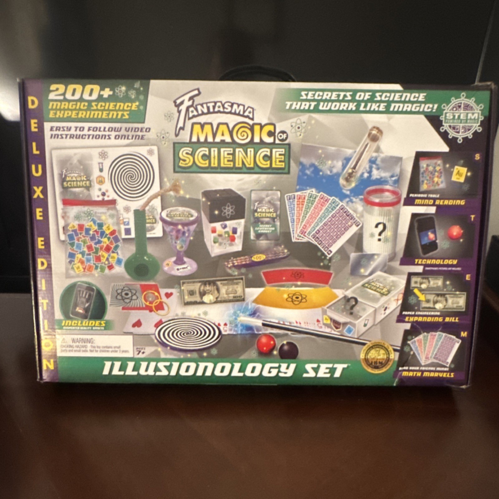 Fantasma Magic of Science Illusionology Deluxe Set 200+ Experiments Ages 7+ STEM