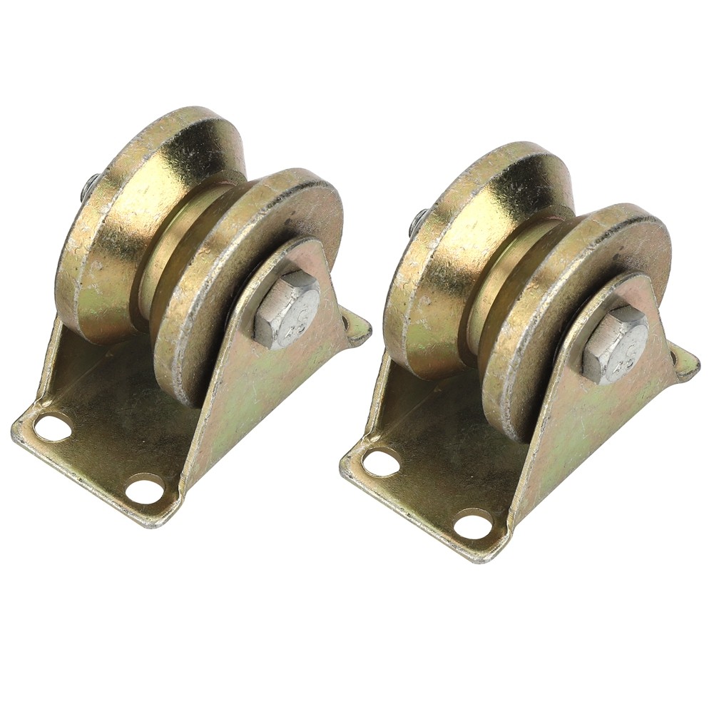 2PCS Sliding Gate Roller Replacement Smooth Operation For Various Gates