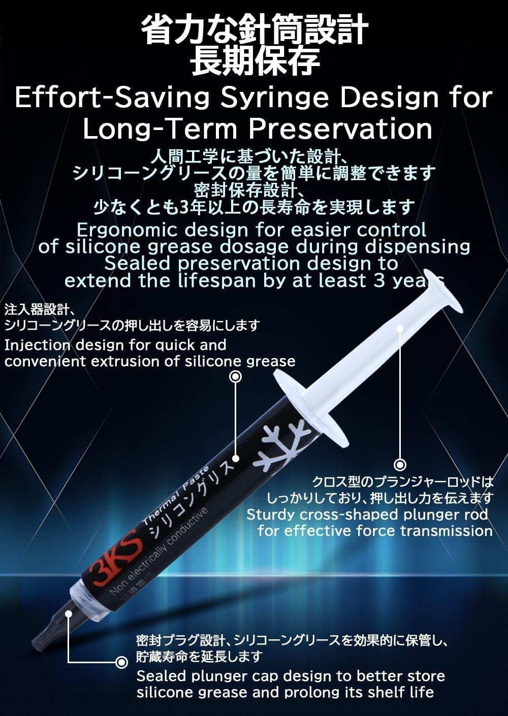 16W Thermal Paste 2g with Easy Application Tool - Optimal CPU Cooling Solution
