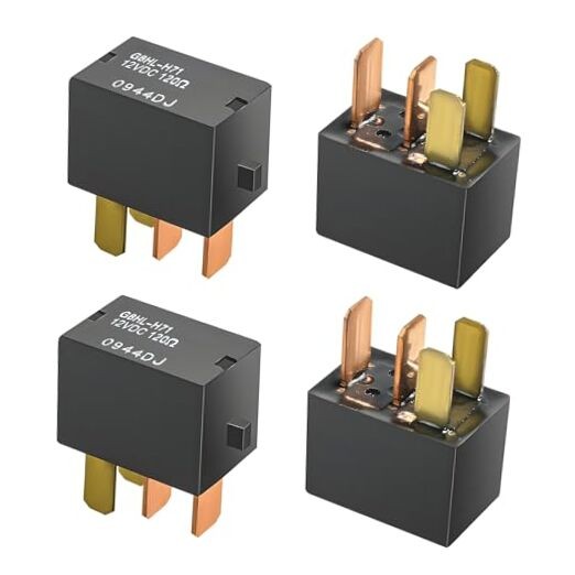 2 PCS Car AC Relay, G8HL-H71 4 Pin Multiple Use Power Relay Assembly Fan 4 PCS