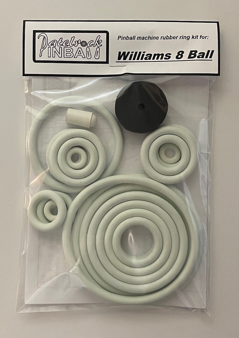 1966 Williams 8 Ball / Eight Ball Pinball Machine Rubber Ring Kit
