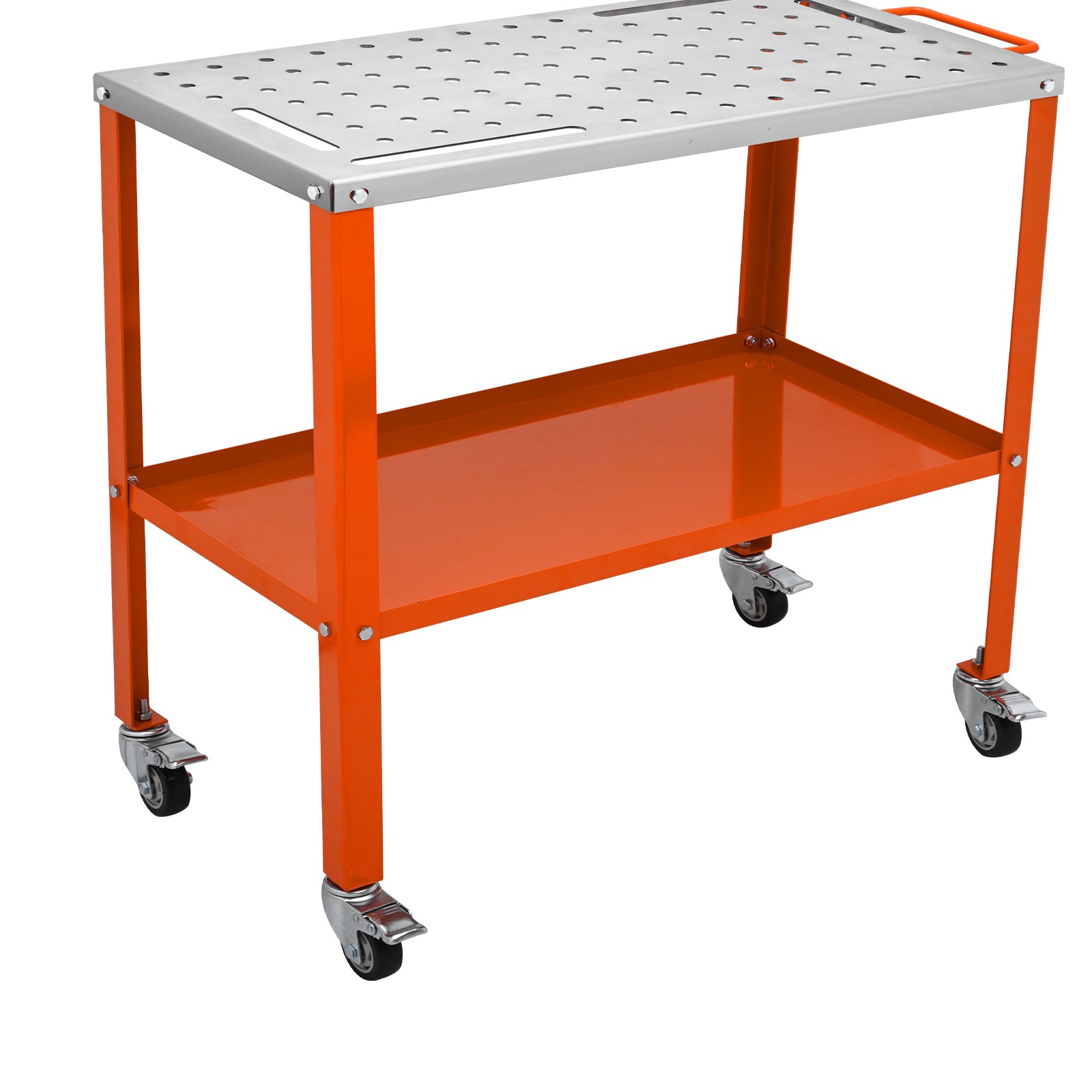 36" x 18" Welding Table, 1200lbs Load Capacity Steel Welding Workbench Table on