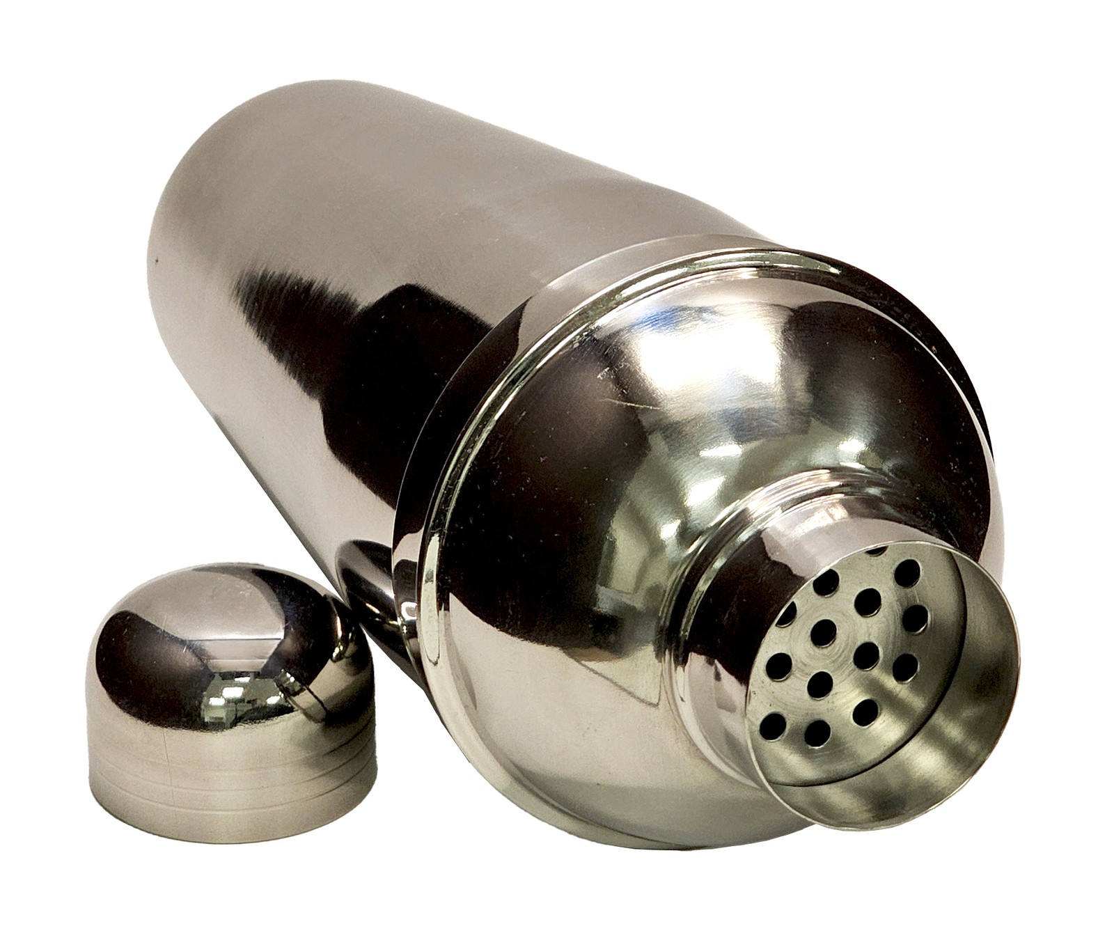 Home Brew Ohio Stainless Steel Cocktail Shaker 750ml, Double Walled Ice Bucket,