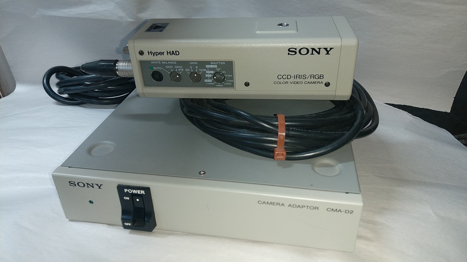 Sony DXC-151A Camera + CMA-D2 Camera Adapter w/ Cables, Fast Ship!!!