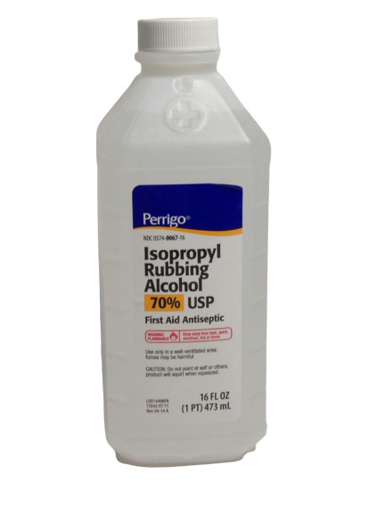 Perrigo Rubbing ALCOHOL  Isopropyl 70% USP First Aid Antiseptic Liquid - 16 oz