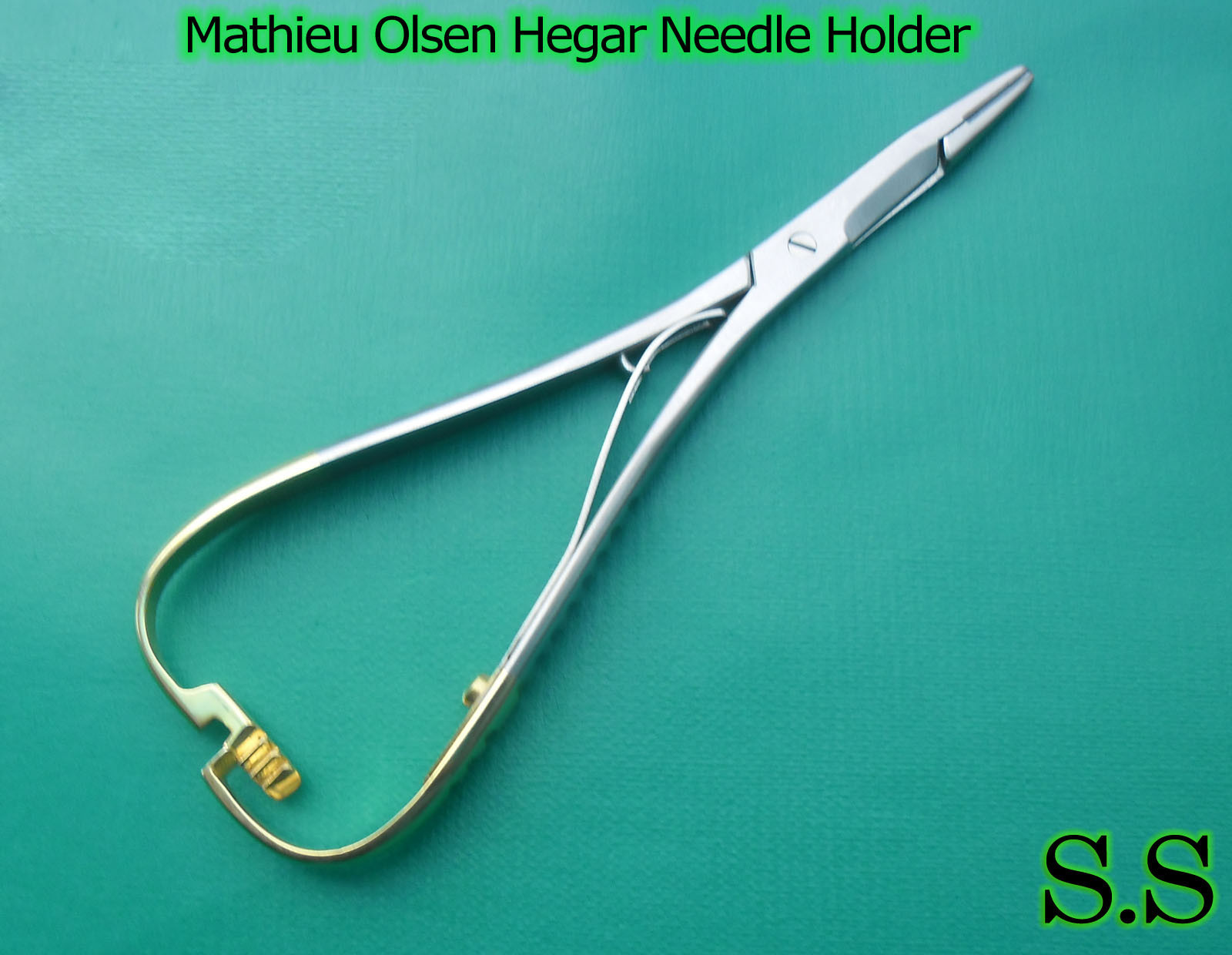 T/C Mathieu Olsen Hegar Needle Holder 7.50" Surgical Dental Instruments
