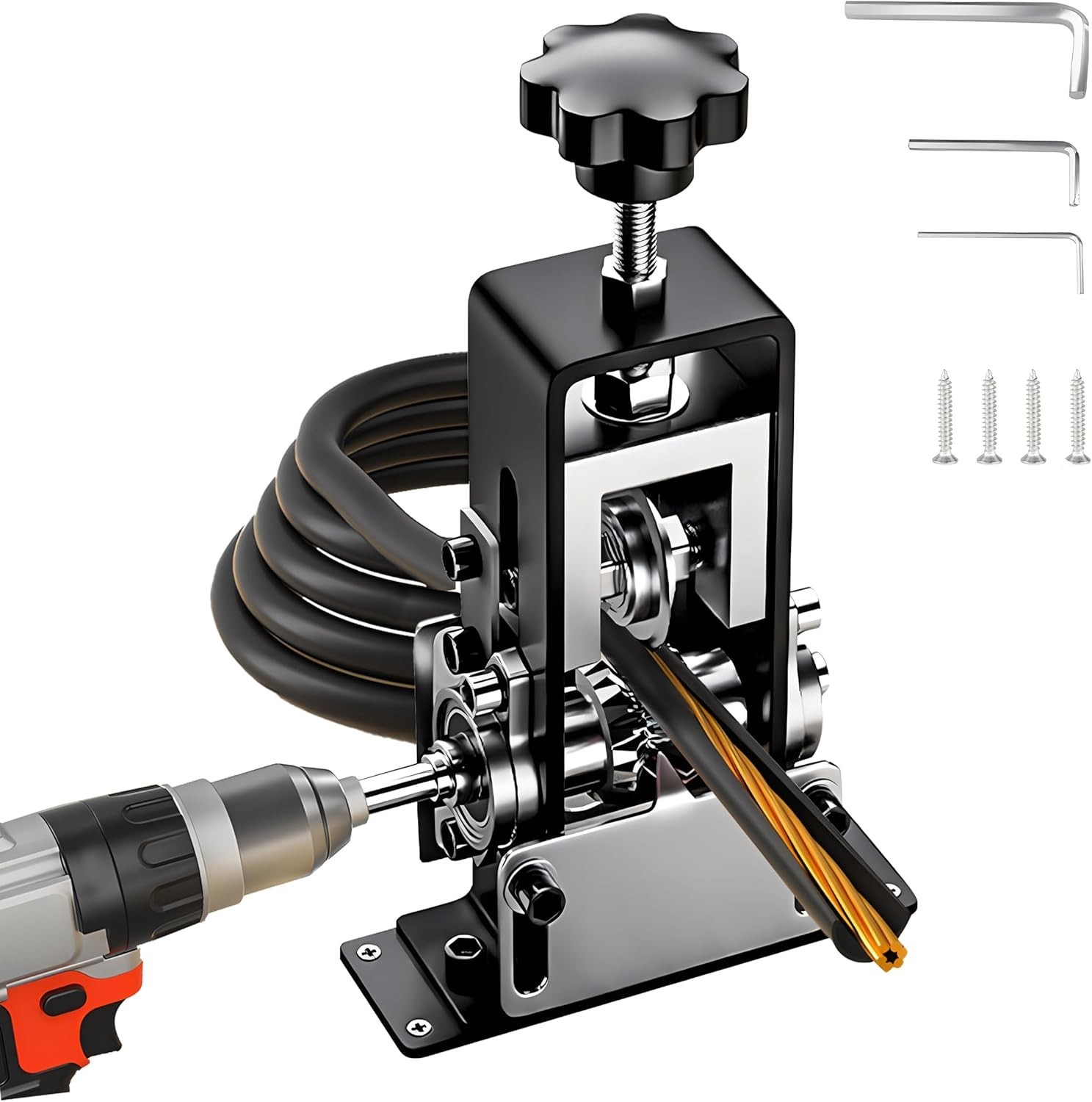 Wire Stripper Machine for Power Drill Copper Wire Stripper for Leftover Cable Wi