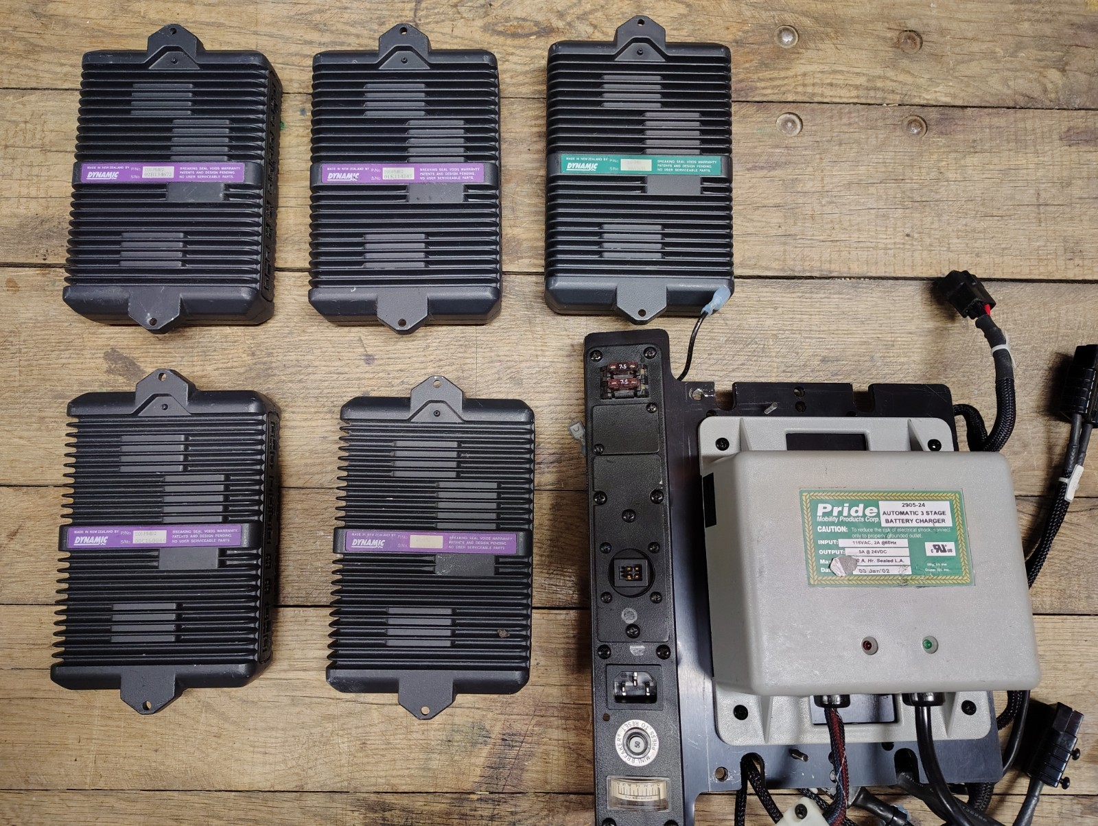 Lot Of 6 Dynamic DX-PM1 & DX-PM2 Mobility Scooter Power Modules Controllers