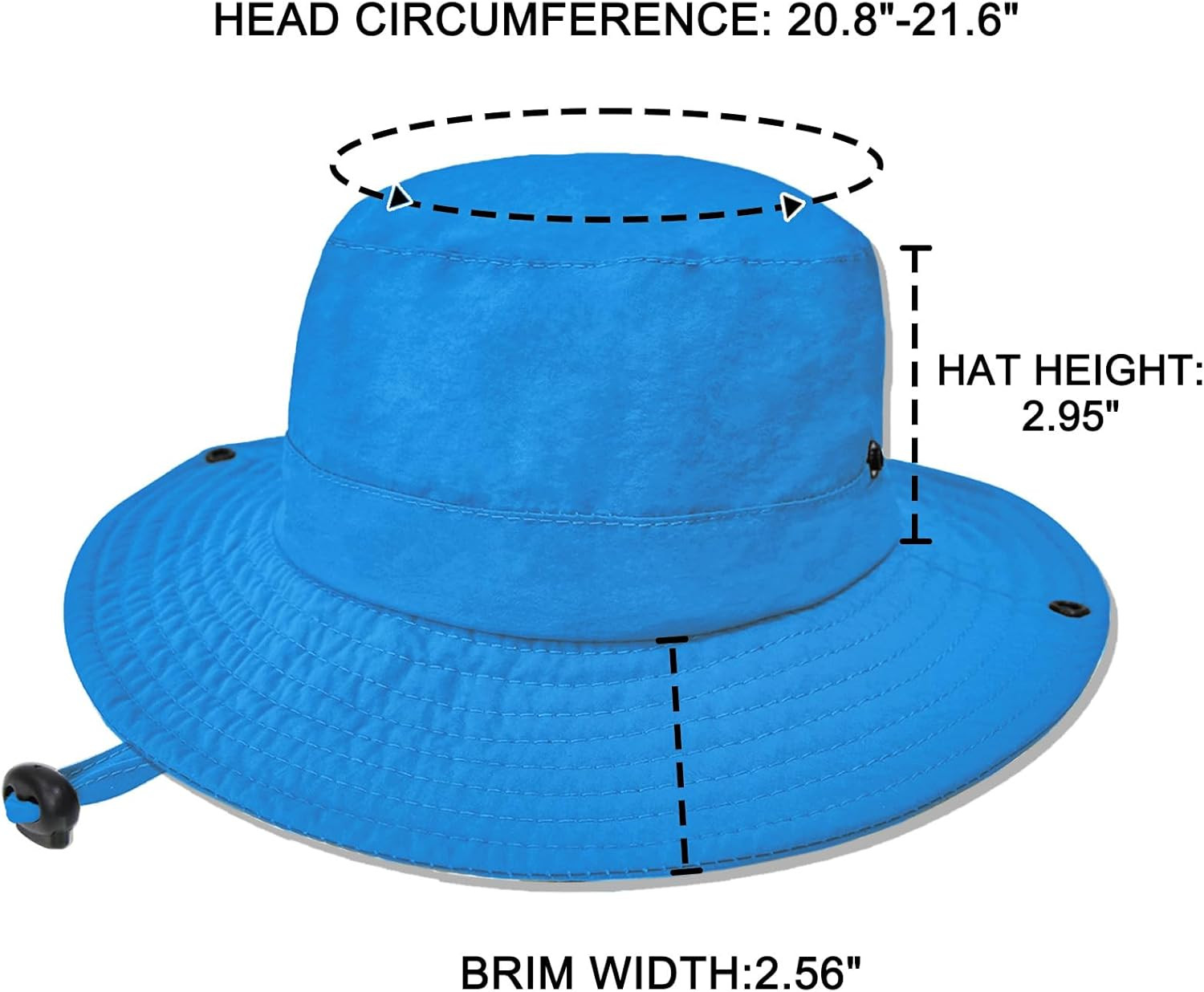 Outdoor Kids Sun Hat UPF 50+ Quick Dry Foldable Bucket Hat Lightweight Adjustabl
