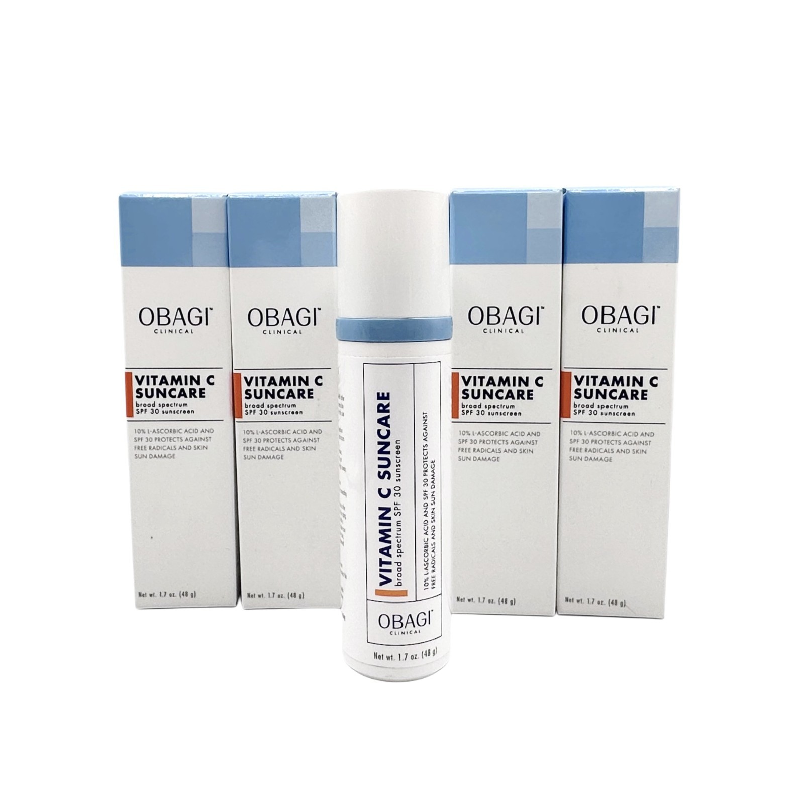 OBAGI CLINCAL VITAMIN C SUNCARE SPF30 1.7  fl.oz SALE SALE SALE ! LOT of 5
