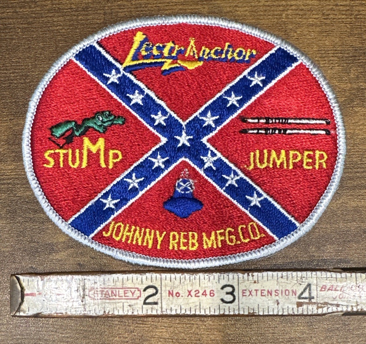 Johnny Reb Stump Jumper Patch