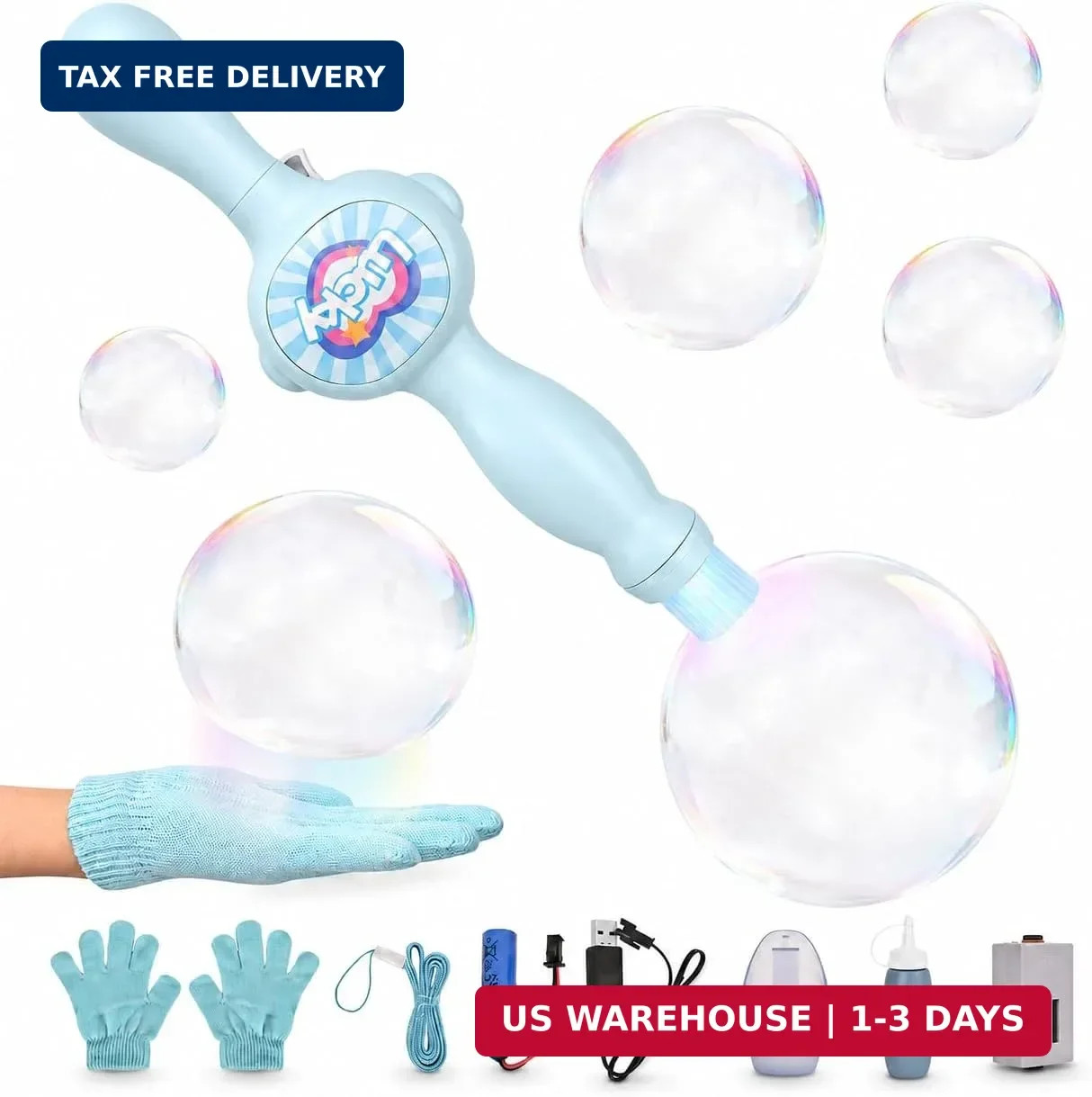 Elastic Bubble Fog Wand,Fog Bubble Machine,Bubble Machine,Fun Science Experiment
