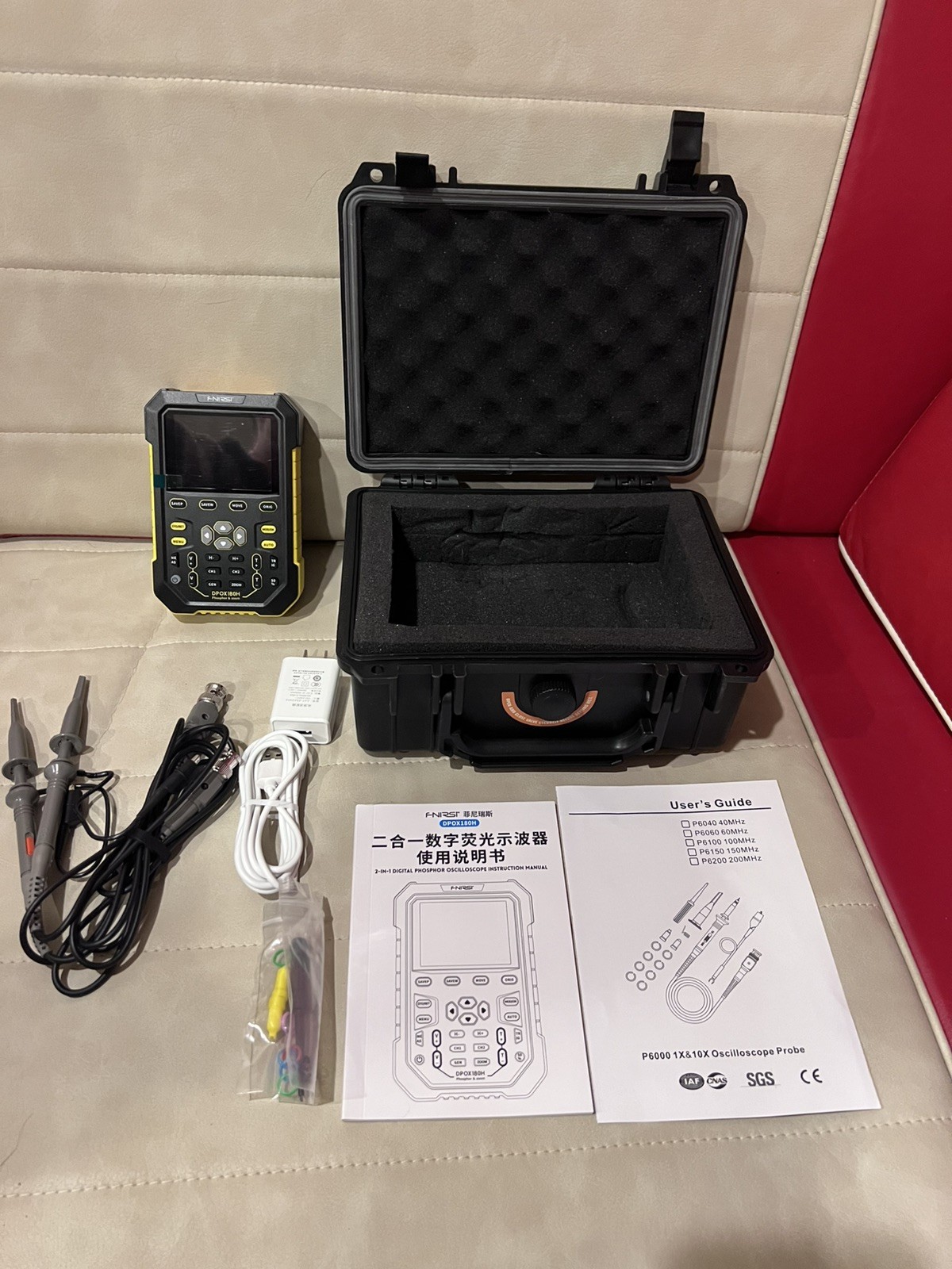 FNIRSI® DPOX180H 2-IN-1 Dual Channel 180MHz  Oscilloscope Signal Generator