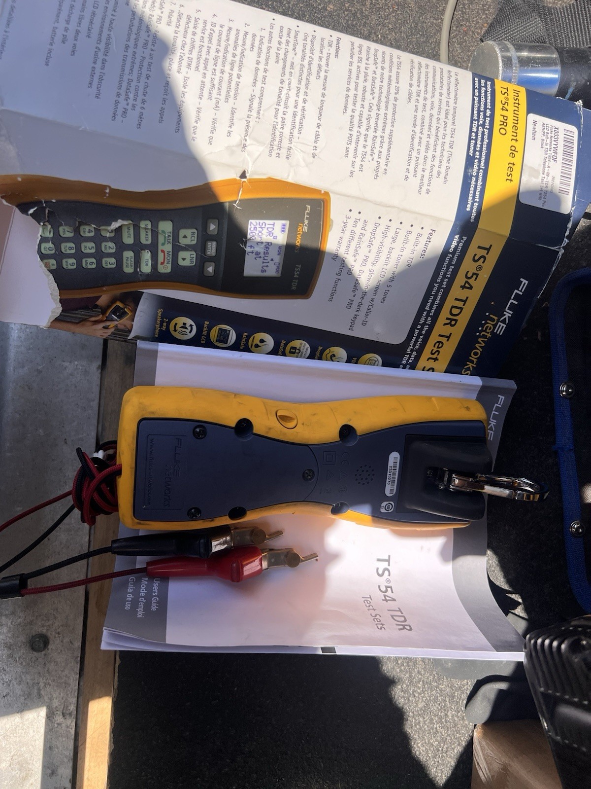 Fluke TS54 TDR Networks Tester