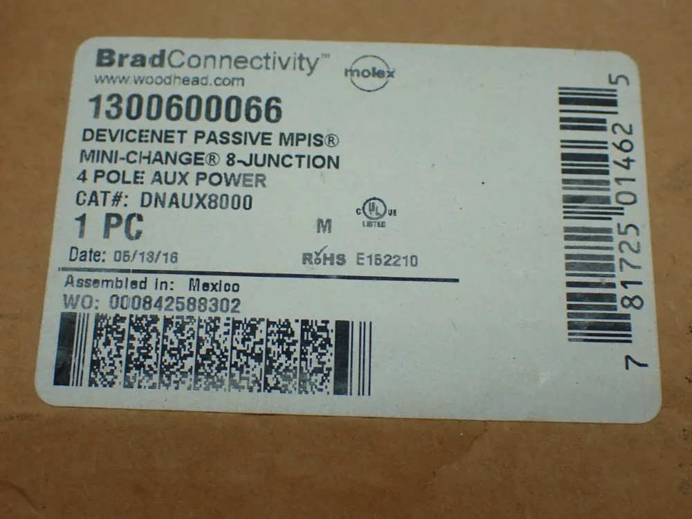 BRADCONNECTIVITY DEVICENET PASSIVE MPIS DISTRIBUTION BOX 1300600066