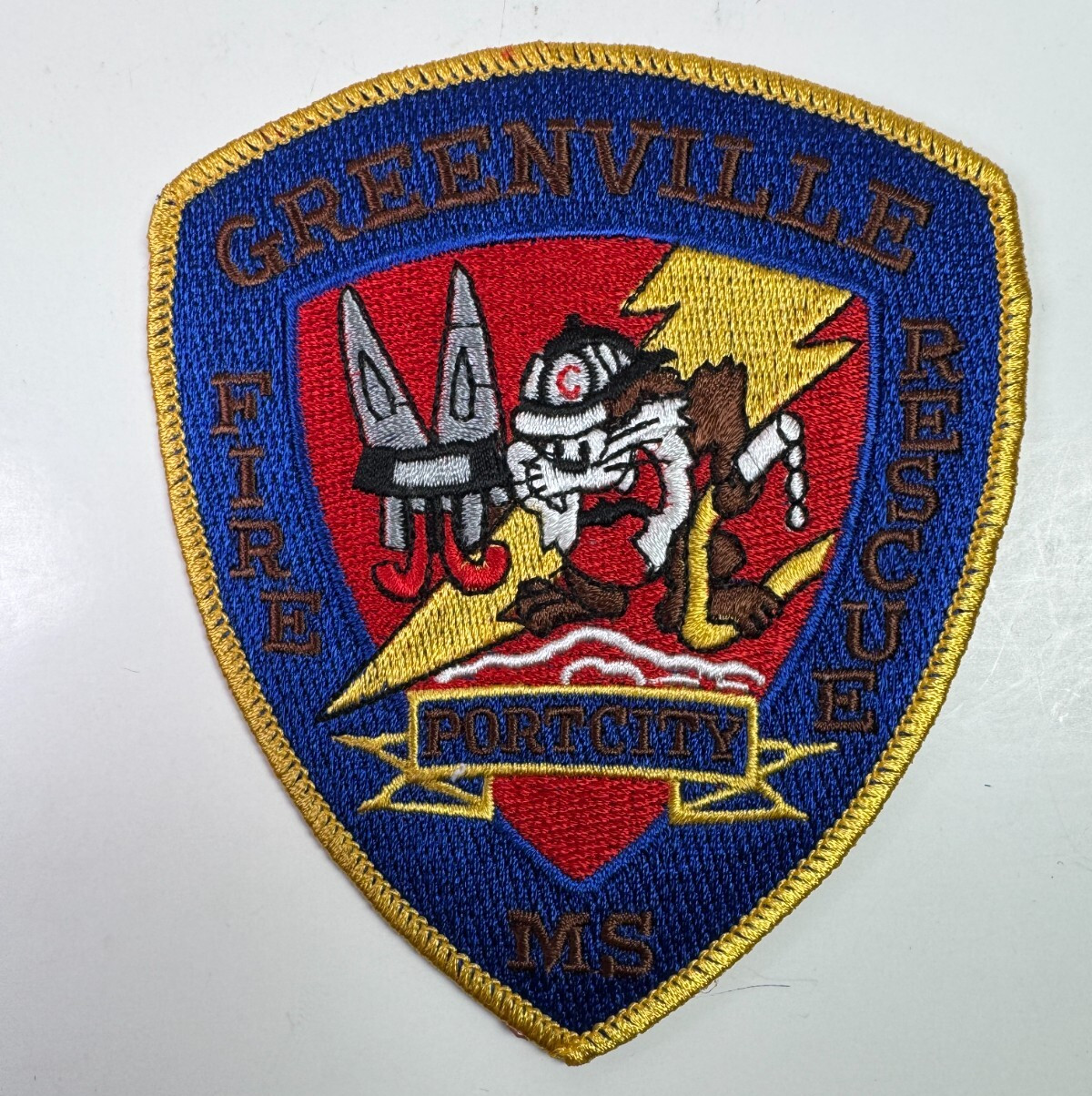 Greenville Fire City Port City Mississippi MS Patch Y7