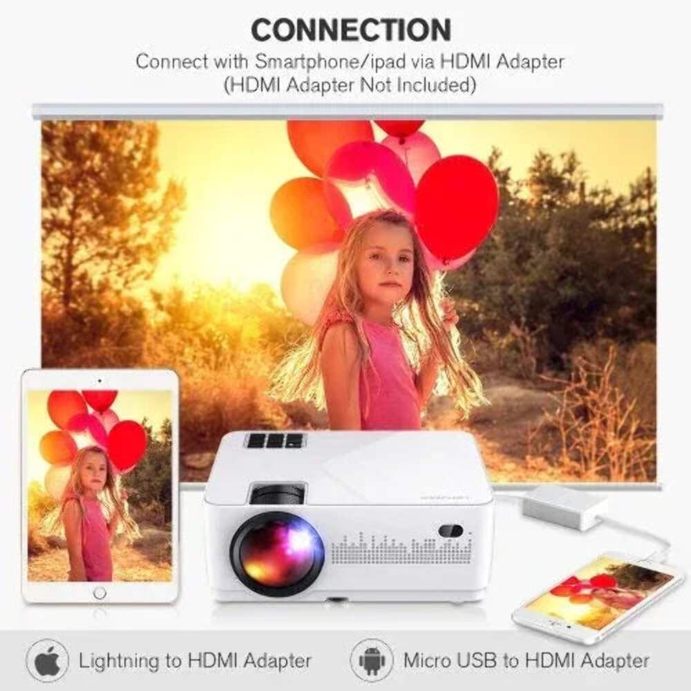 Projector with Carrying Case HD Projector