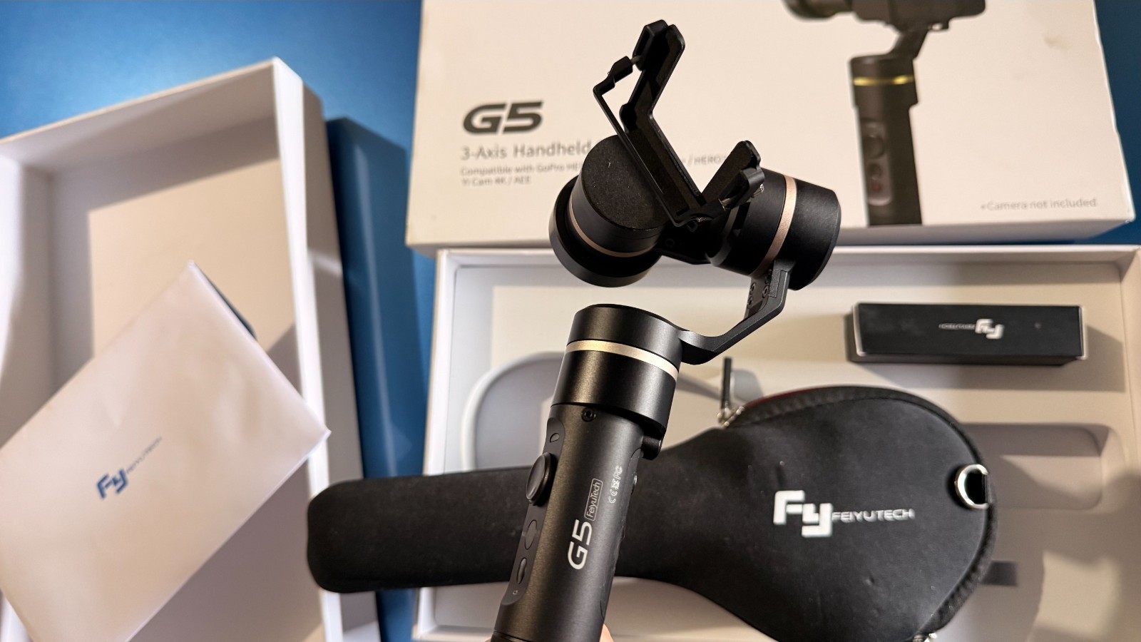G5 FeiyuTech 3-Axis Stabilized Handheld Gimbal for action camera