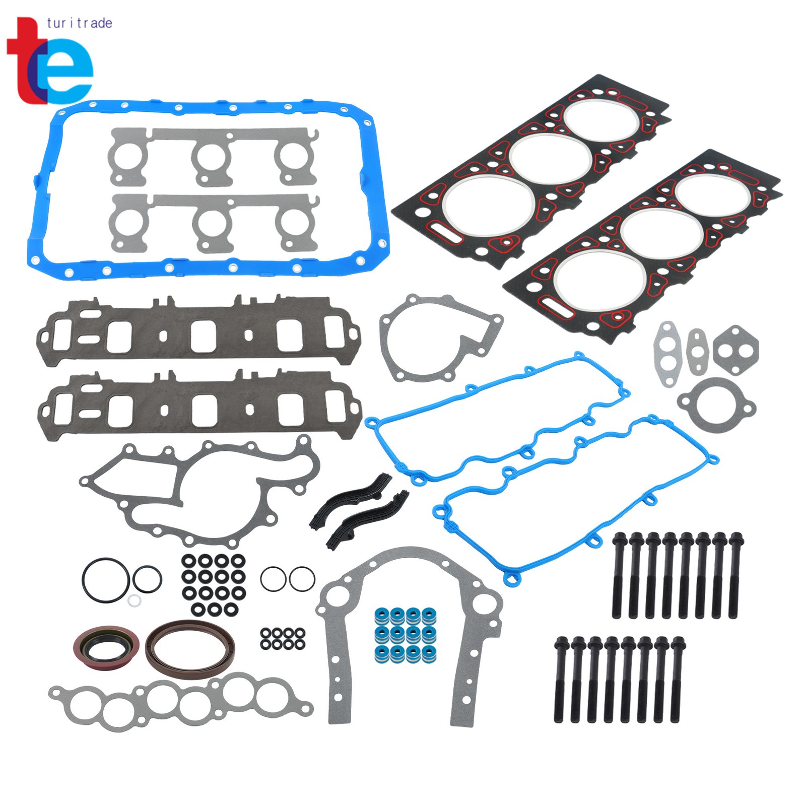 For Ford Ranger Aerostar Mazda 1999 2000 2001 3.0L V6 Full Gasket Set Head Bolts