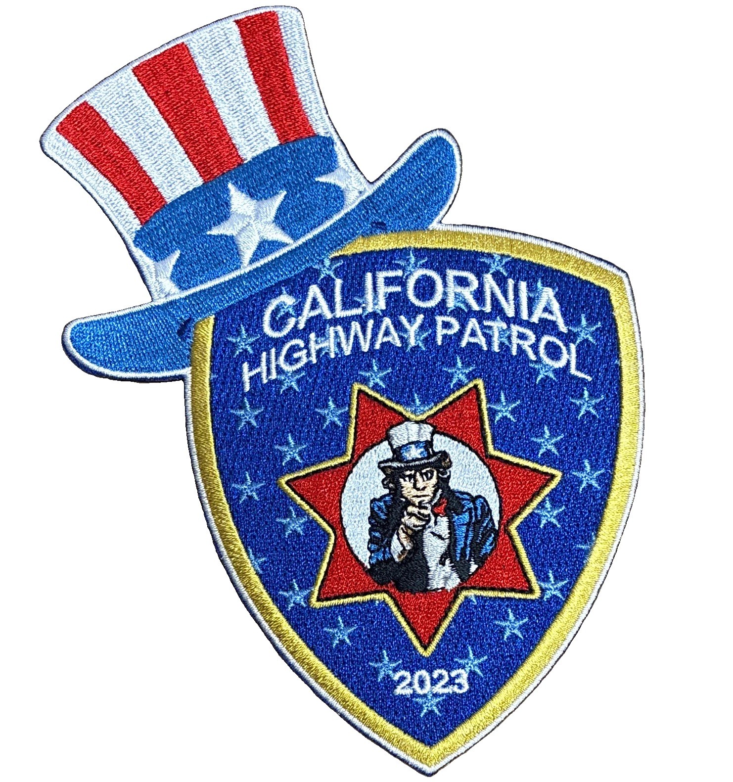 California Highway Patrol CHP Limited Edition 3/150 4th of July USA New Patch