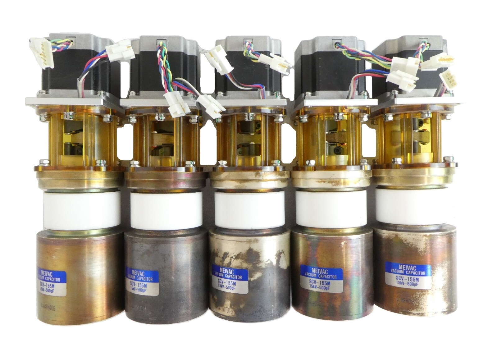 Meivac SCV-155M Vacuum Variable Capacitor Reseller Lot of 5 Working Surplus