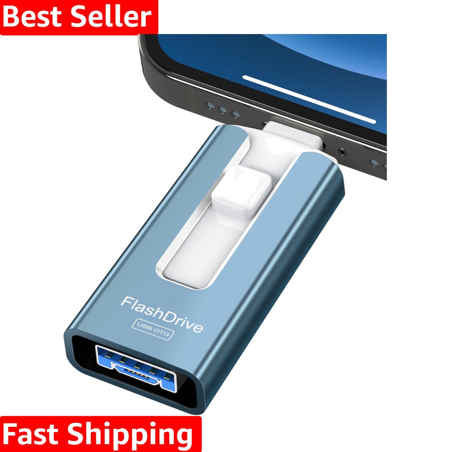 256GB High-Speed USB Flash Drive - Secure Photo Stick for Phones & Tablets