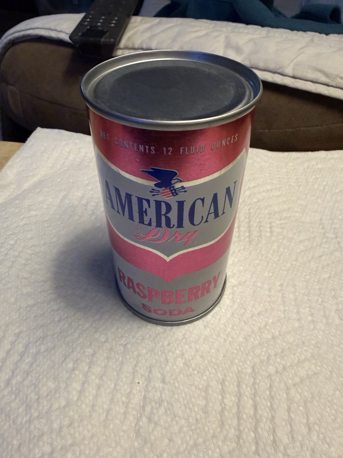 Empty Air Sealed  12oz American Dry Raspberry Soda 🥤F/T -  Steller Example