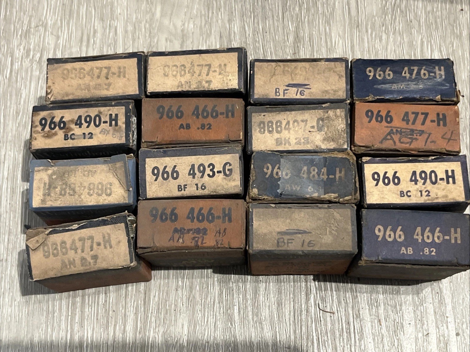 LOT OF 16 WESTINGHOUSE Thermal Overload Relay Heater Elements NOS MIXED LOT