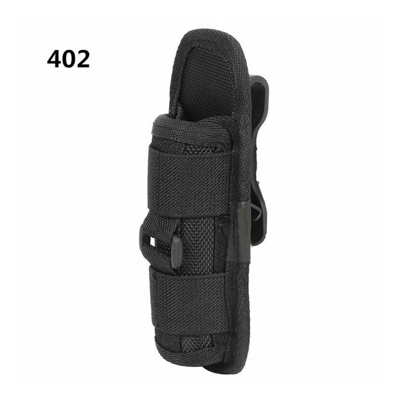 Torch Holster, Tactic Flashlight Pouch 360 Degree Rotatable Torch Nylon Holder