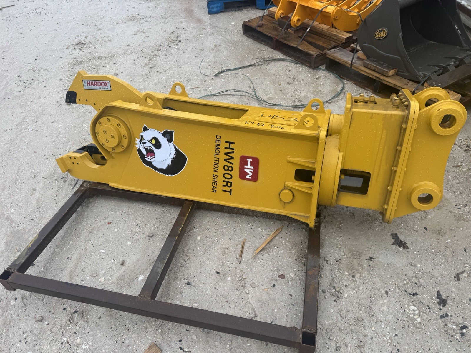 Cat 307 308 Excavator Hydraulic Rotating Mobile Scrap Shear Demo 50mm Pin New