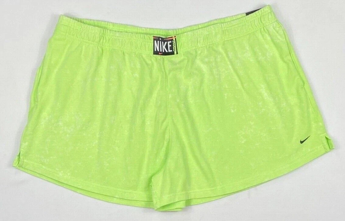 Women's Nike Sportswear Wash Pack Neon Overdyed CZ9856 LOOSE Fit Shorts Size XXL