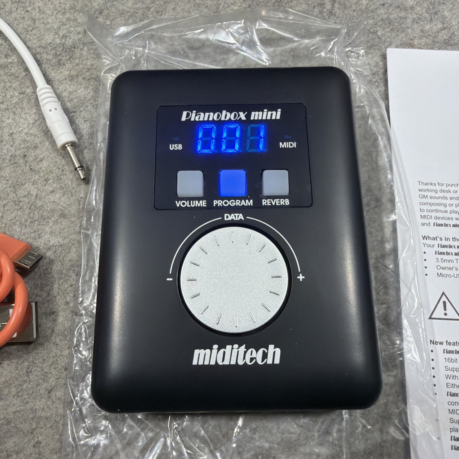Miditech Pianobox Mini General MIDI Sound Module