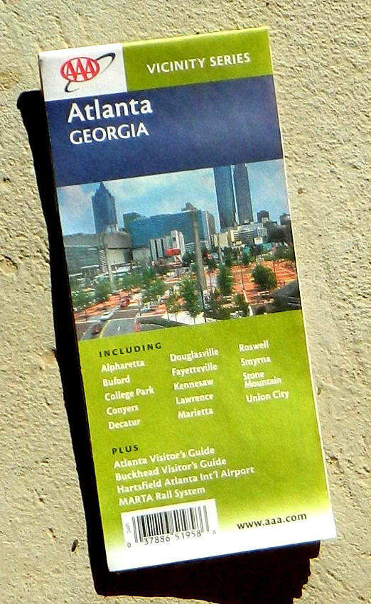 AAA, Atlanta, Georgia, Vicinity Series (2004/2005, folded road  & street map)