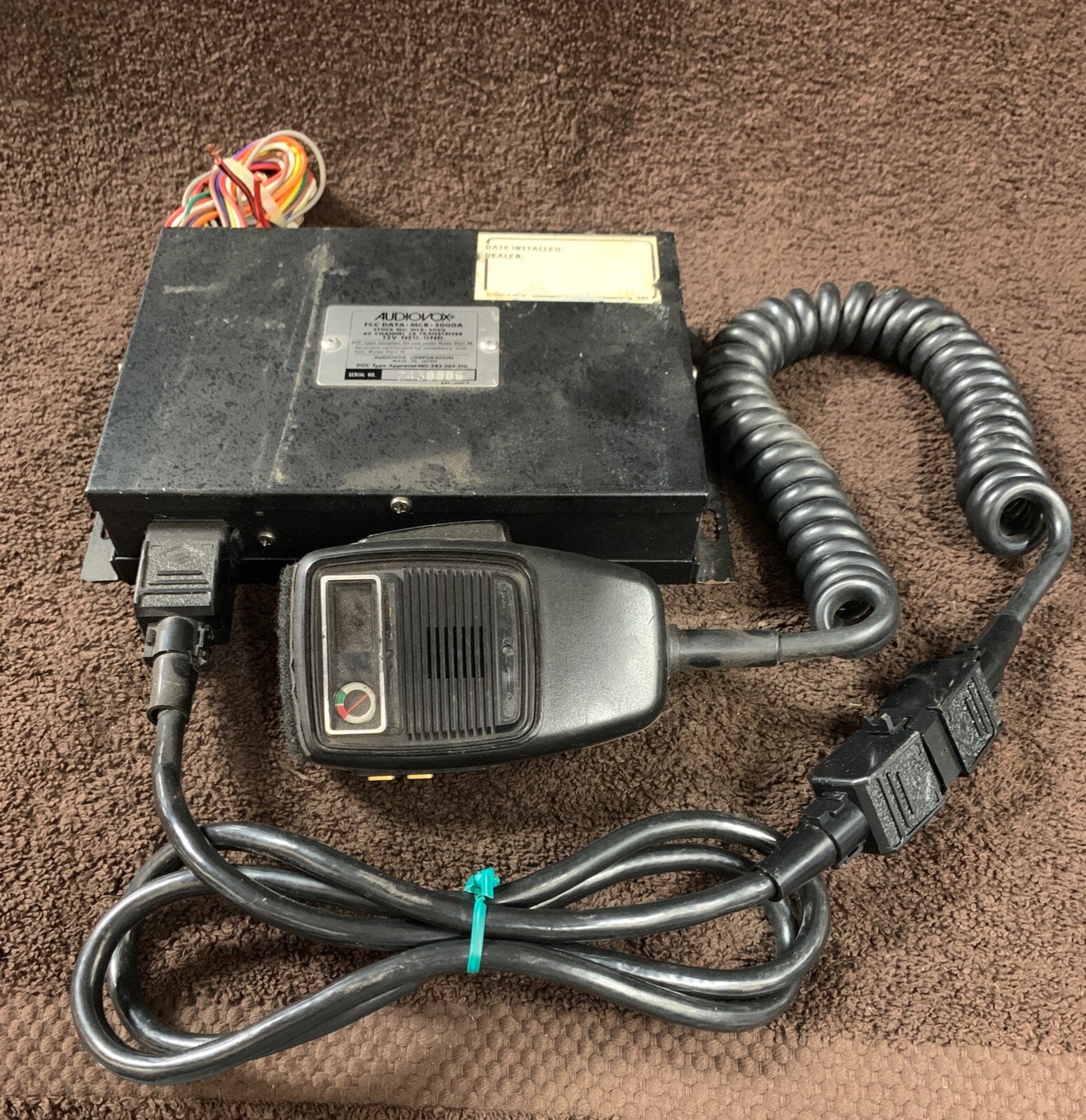 Audiovox 40 Channel Remote CB Radio MCB-5000