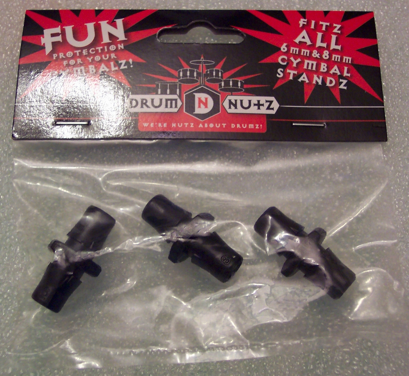 Drum Nutz Nuts Cymbal Wing Nut topper NEW Exclusive 6mm 8mm FREE U.S. Shipping!