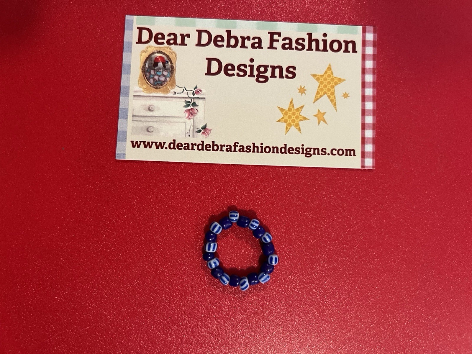 Beaded Ring One Size Fits All