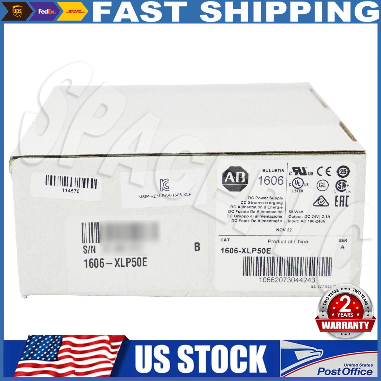 1606-XLP50E NEW AB Power Supply In Box 1606XLP50E AB US Free Tax