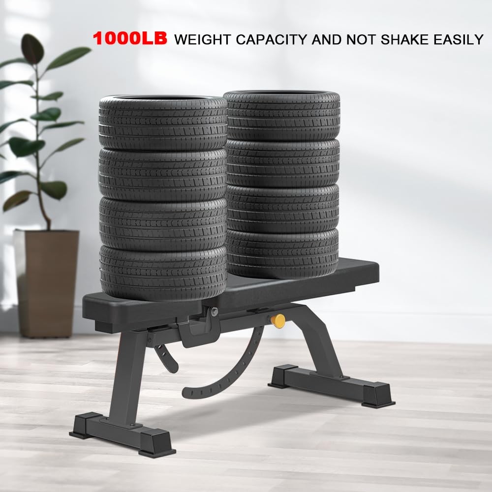 Adjustable Bench, Professional Weight Bench, Incline Flat Decline Sit Up Benc...