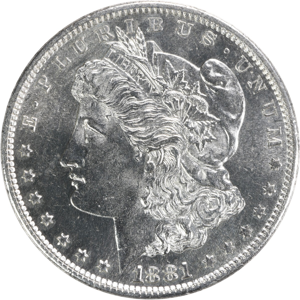 1881-S Morgan Silver Dollar BU Uncertified #228