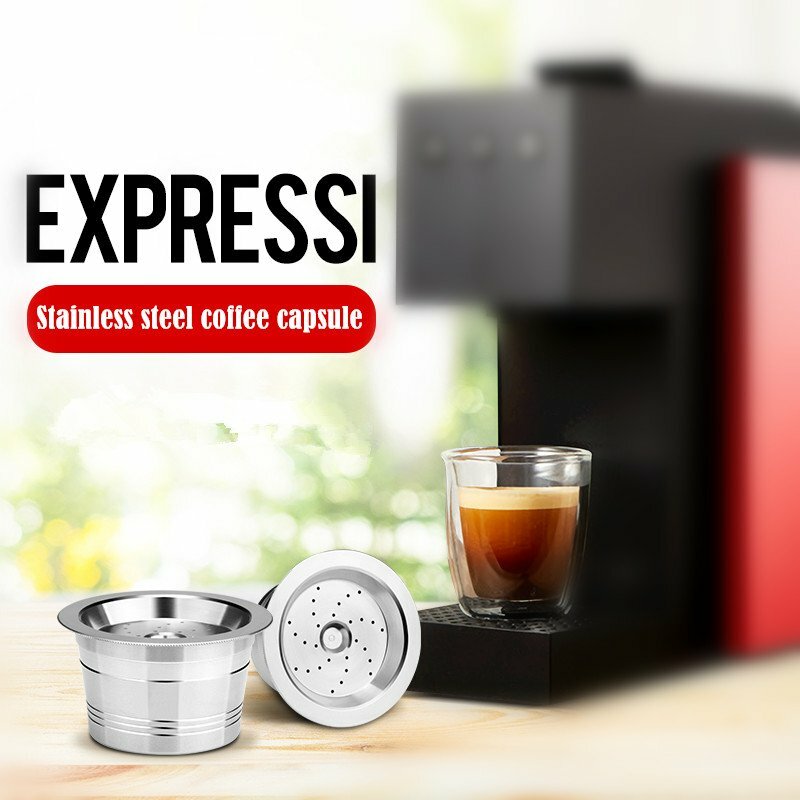 NEW Metal Refillable Coffee Capsules Pod Cup Filters Mesh For Verismo/KFEE /CBTL