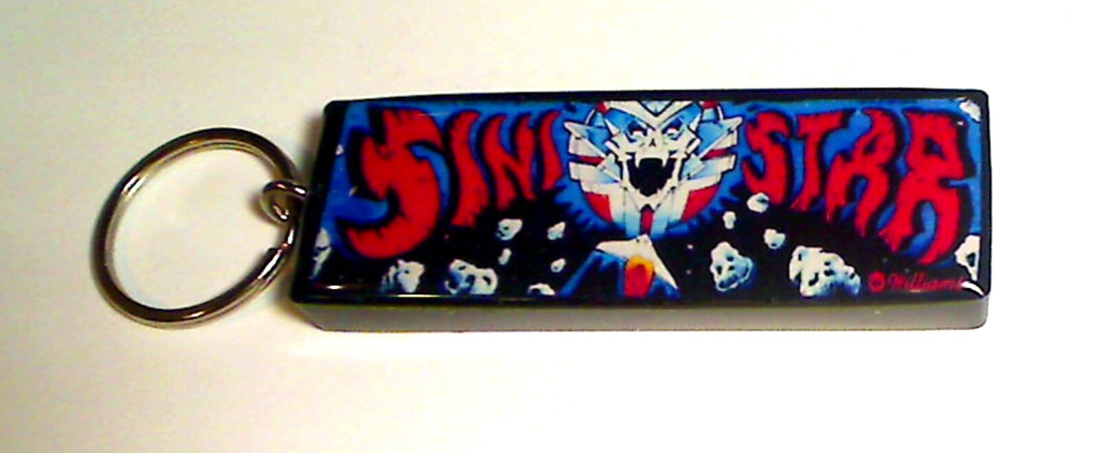 Sinistar  Arcade Marquee Coin Door accessory Keychain