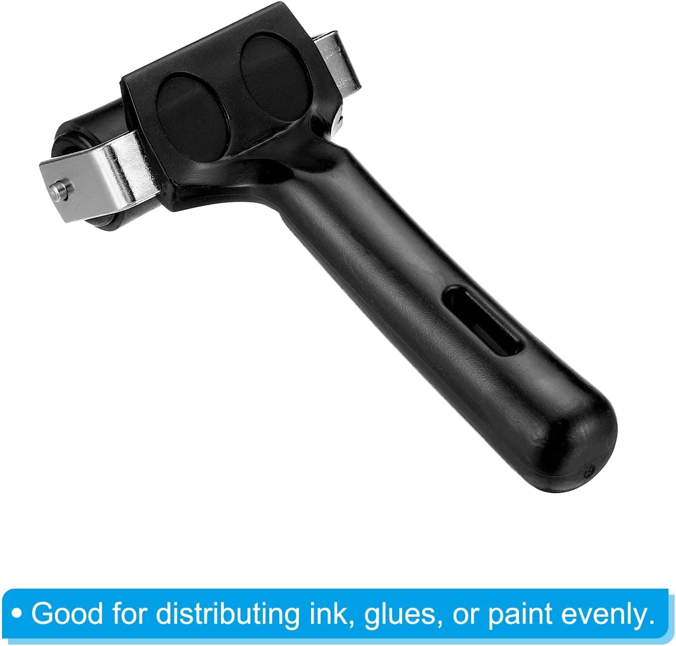 3 Inch Rubber Roller Brayer Tools, Hard Rubber Roller for Printmaking Wallpaper