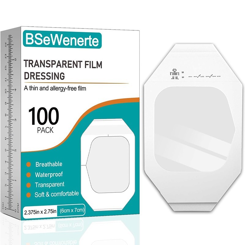 100pcs Transparent Film Dressing Tattoo Aftercare Bandage Adhesive Patches
